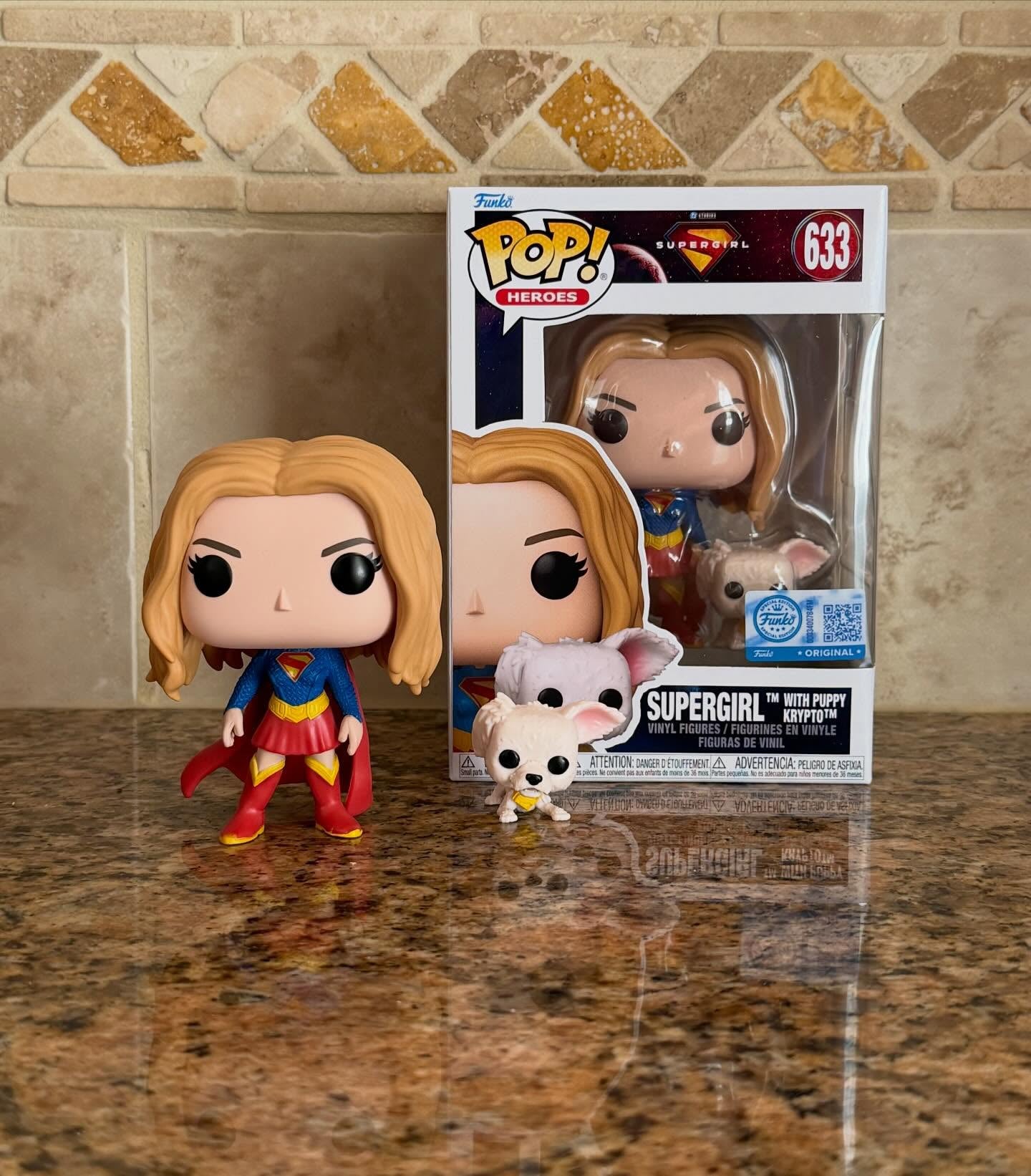 Funko Pop! Dc - Supergirl With Puppy Krypto #633 Exclusivo