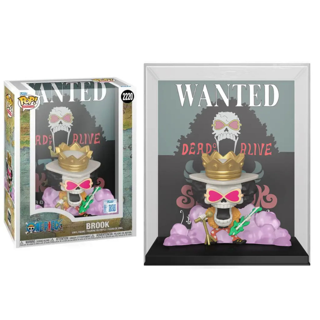 Funko Pop! One Piece Wanted Poster - Brook Soul King #2220 Exclusivo