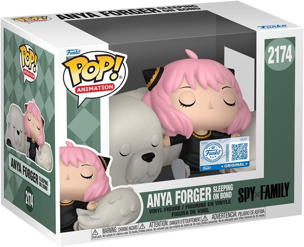 Funko Pop! Spy Family Premium - Anya Sleeping On Bond #2174