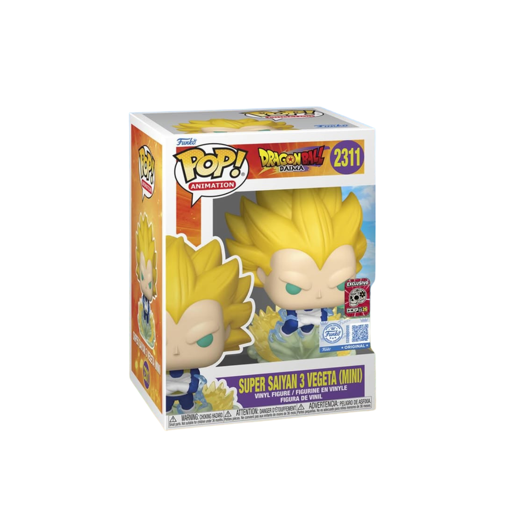 Funko Pop! Dbs - Super Saiyan 3 Vegeta Mini #2311 Ccxp Exclusivo