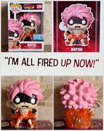 Funko Pop! Fairy Tail - Natsu Fired Up #2290 Exclusivo