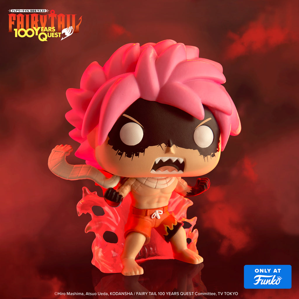 Funko Pop! Fairy Tail - Natsu Fired Up #2290 Exclusivo
