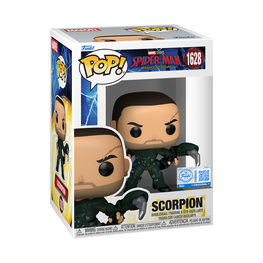 Funko Pop! Marvel: Spiderman Brand New Day - Scorpion #1628 Exclusivo