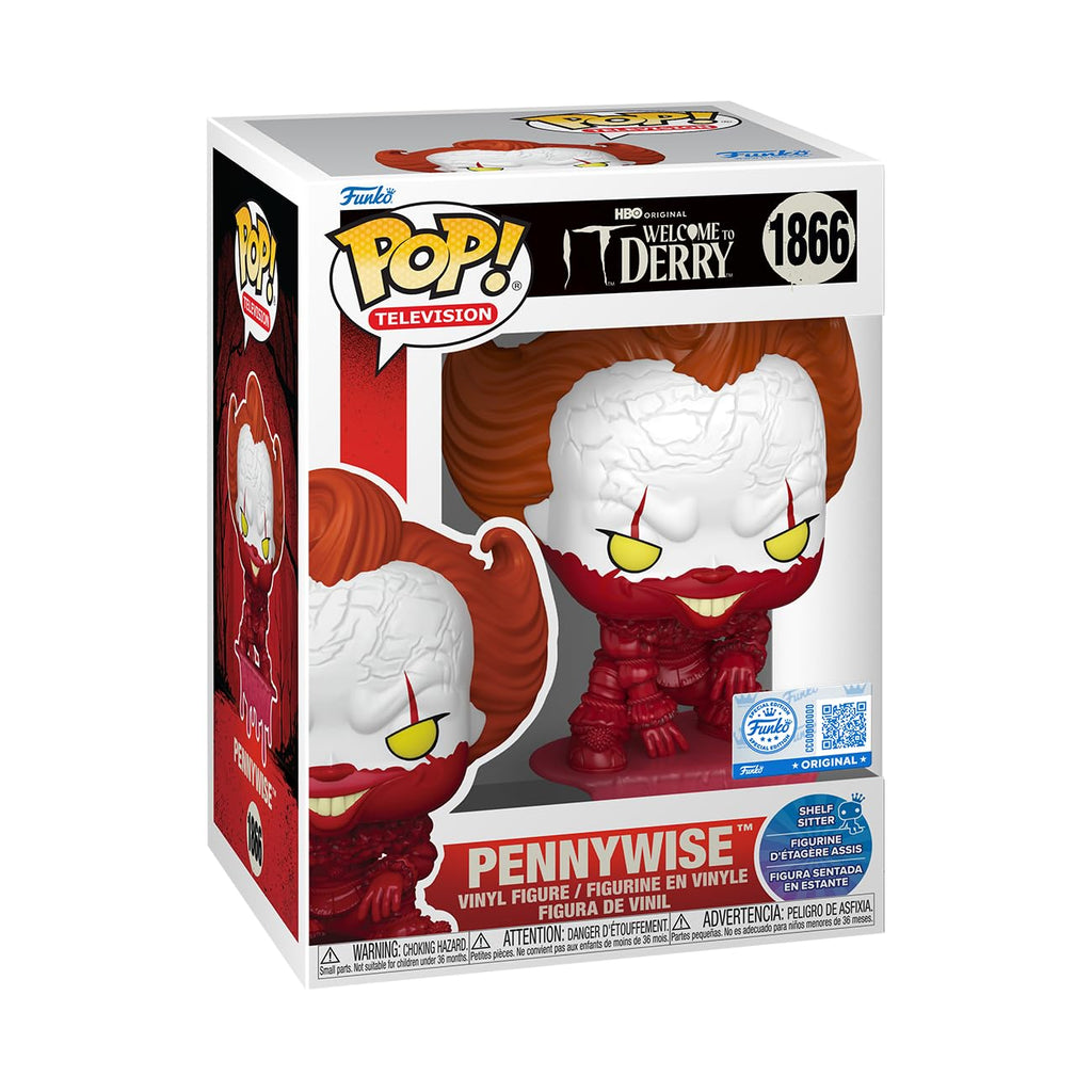 Funko Pop! Welcome to Derry: Bloody Pennywise Shelf Sitter #1866 Exclusivo