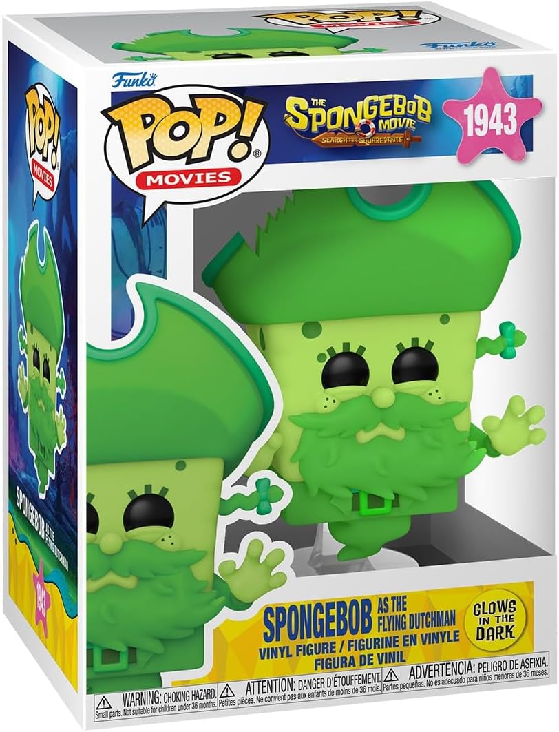 Funko Pop! Bob Esponja Movie - Bob Esponja Holandes Volador #1943 Glows in the Dark