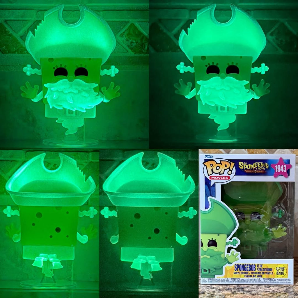 Funko Pop! Bob Esponja Movie - Bob Esponja Holandes Volador #1943 Glows in the Dark