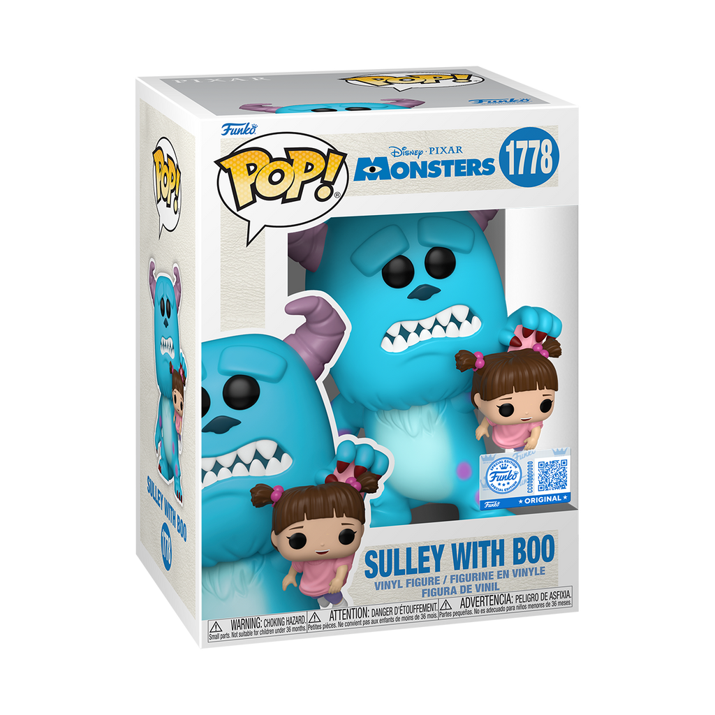 Funko Pop! Disney: Monsters Inc - Sulley Con Boo #1778 Exclusivo