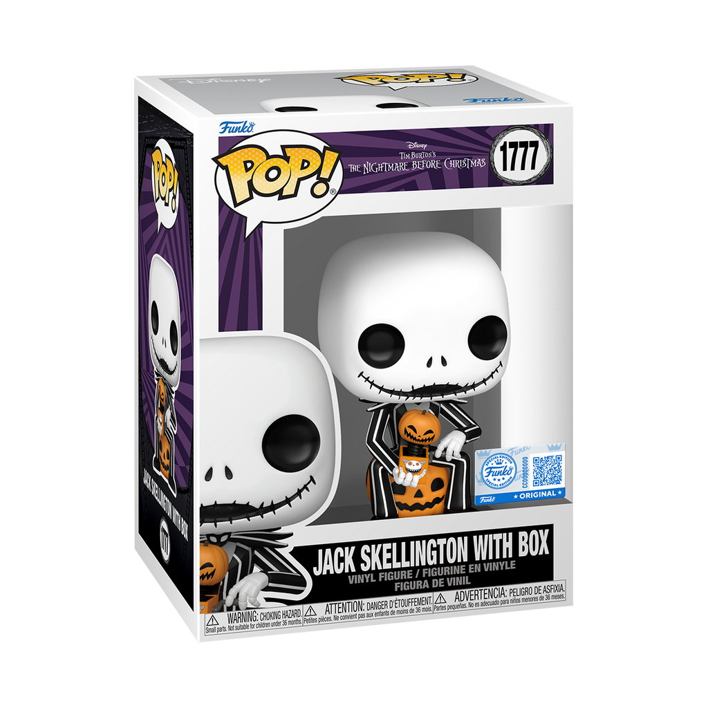 Funko Pop! Mundo De Jack - Jack Skellington Con Caja #1777