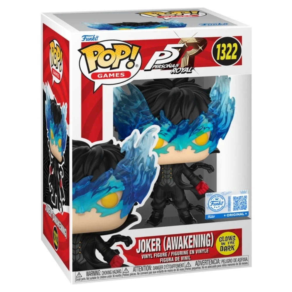Funko Pop! Persona 5 Royal - Joker Awakening #1322 Glows in the Dark Exlusivo
