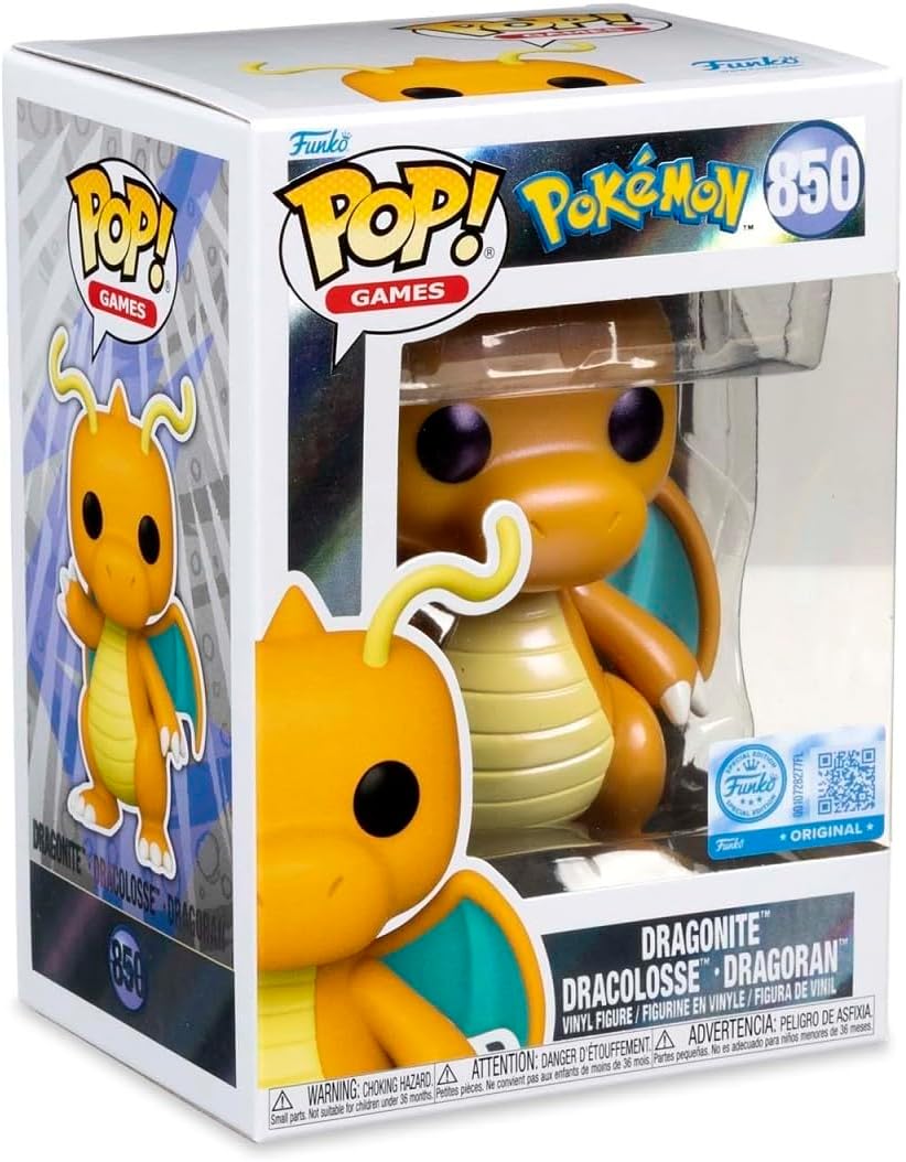 Funko Pop! Pokemon - Dragonite #850 Pearlescent Exclusivo