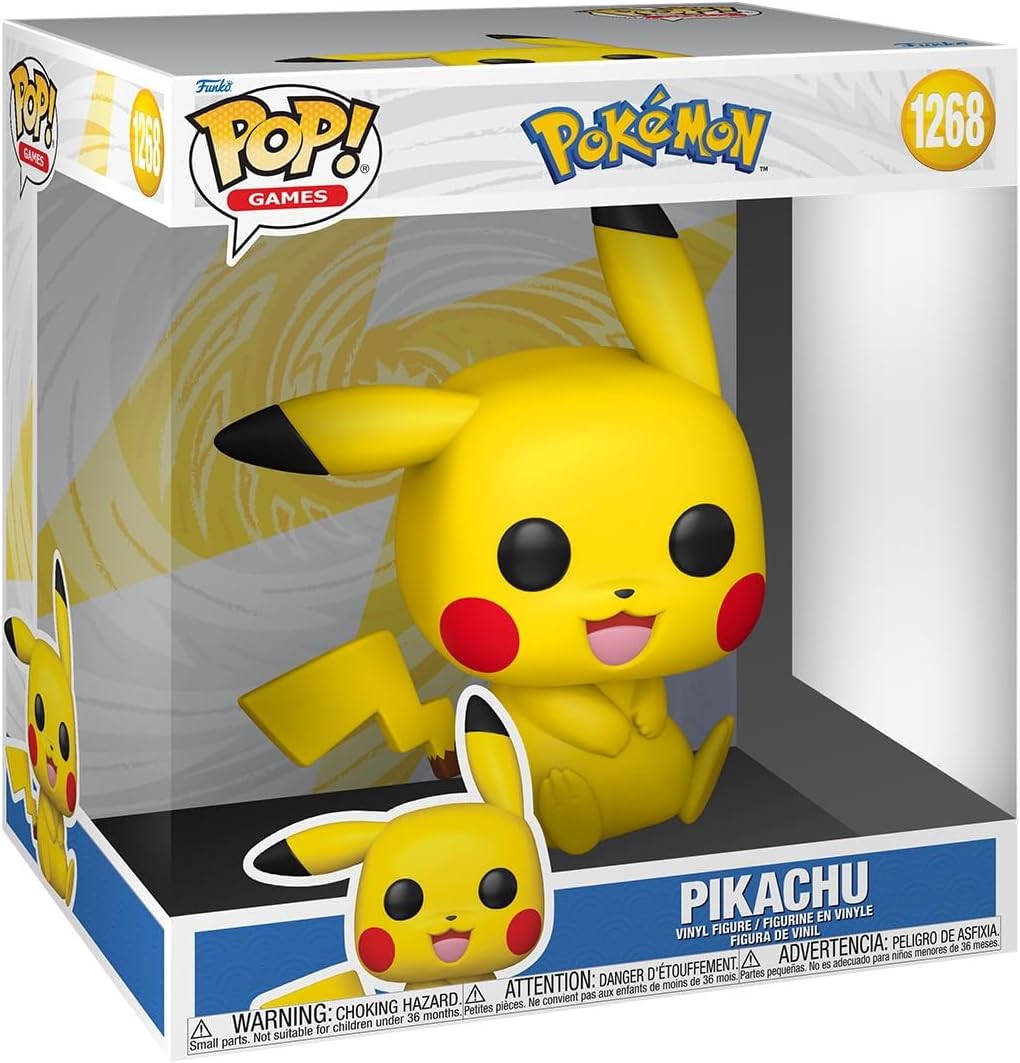 Funko Pop! Jumbo: Pokemon - Pikachu Sitting #1268