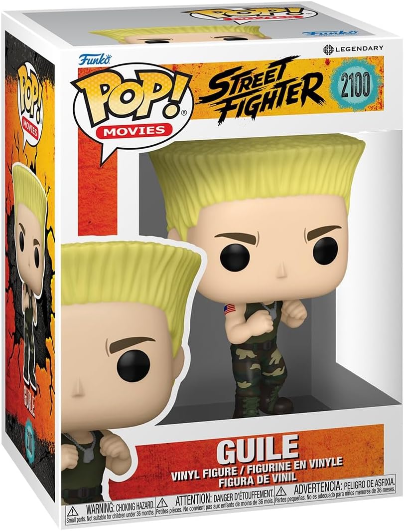 Funko Pop! Movies: Street Fighter - Guile #2100