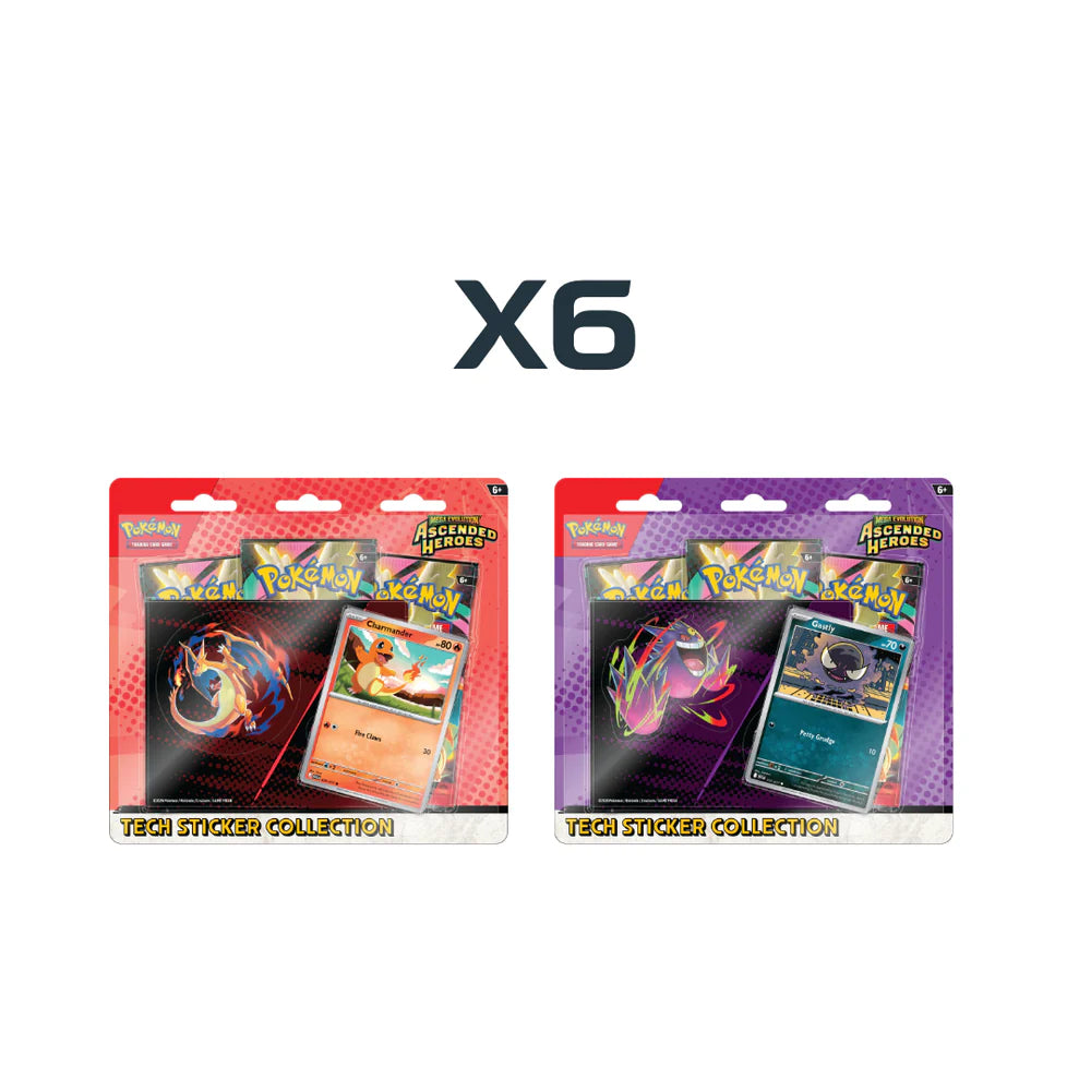 Pokemon TCG Mega Evolution: Ascended Heroes Tech Sticker Display en Inglés