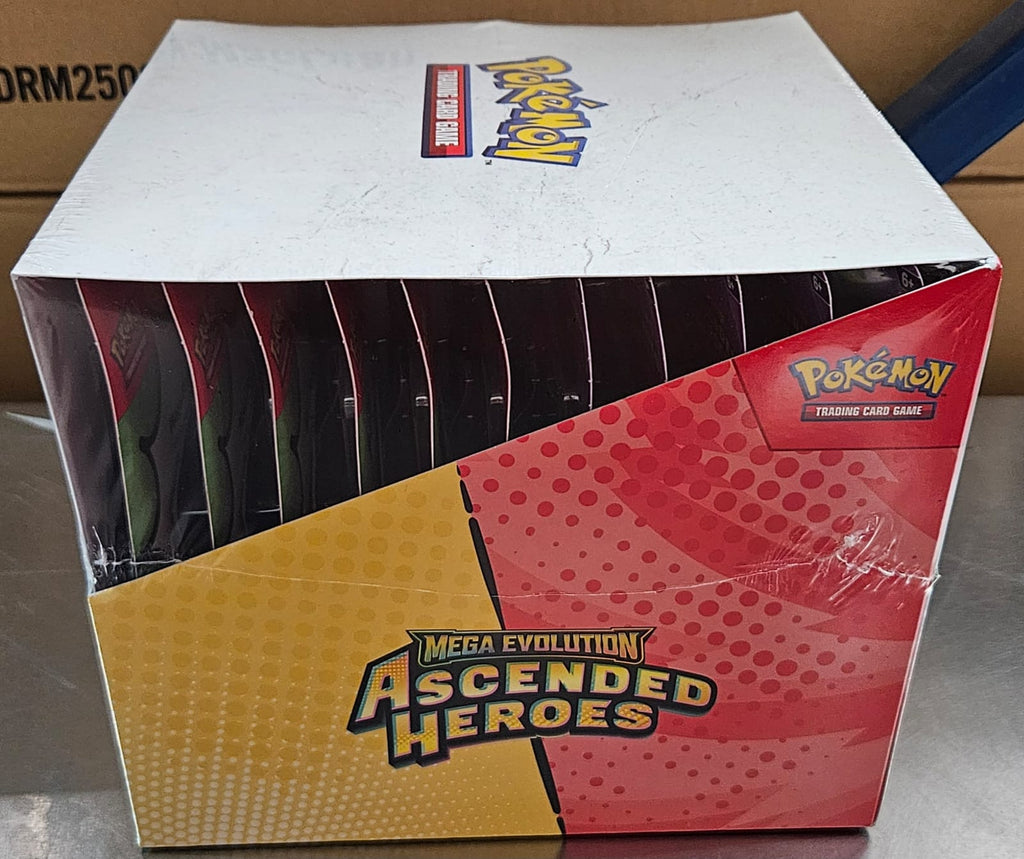 Pokemon TCG Mega Evolution: Ascended Heroes Tech Sticker Display en Inglés