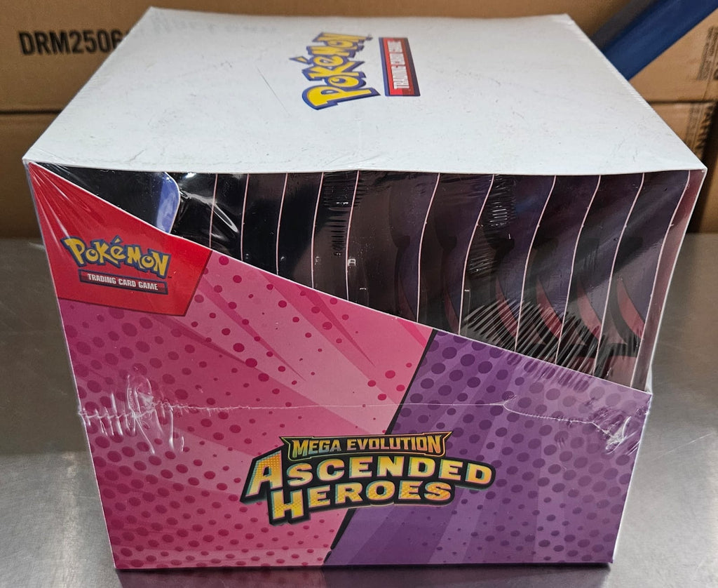 Pokemon TCG Mega Evolution: Ascended Heroes Tech Sticker Display en Inglés