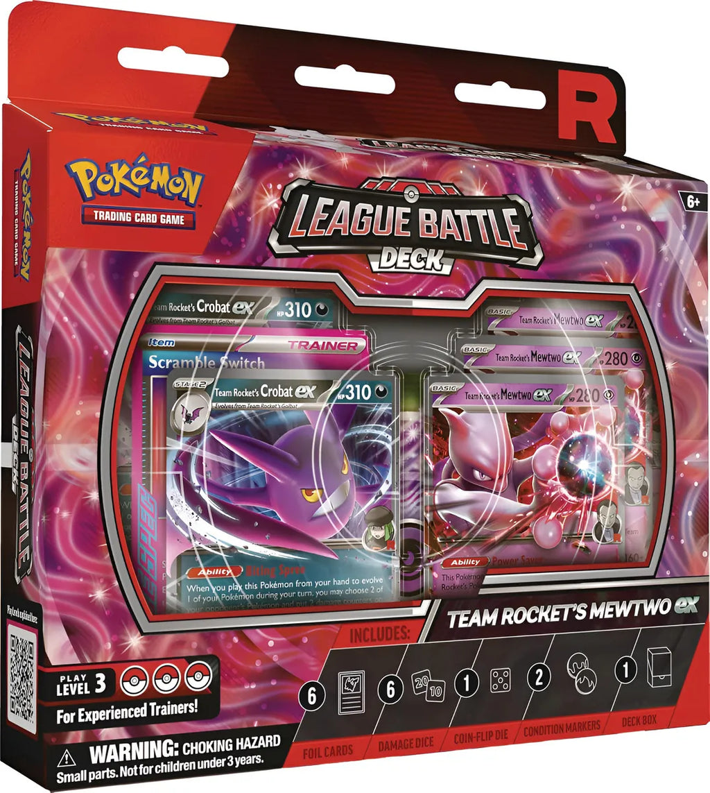 Pokemon Tcg League Battle Deck - Team Rocket Mewtwo Ex Inglés