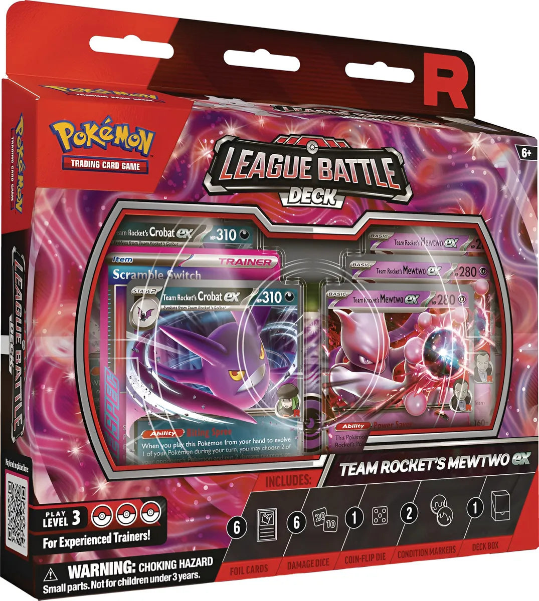 Pokemon Tcg League Battle Deck - Team Rocket Mewtwo Ex Inglés
