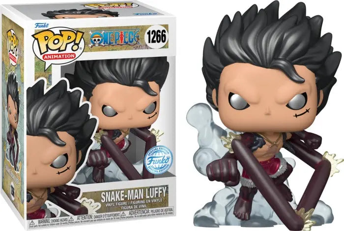 Funko Pop! One Piece - Snake Man Luffy #1266 Metalico S.e.