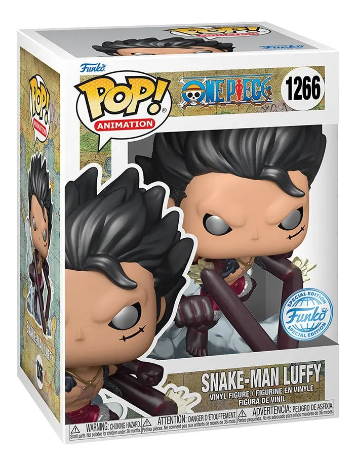Funko Pop! One Piece - Snake Man Luffy #1266 Metalico S.e.