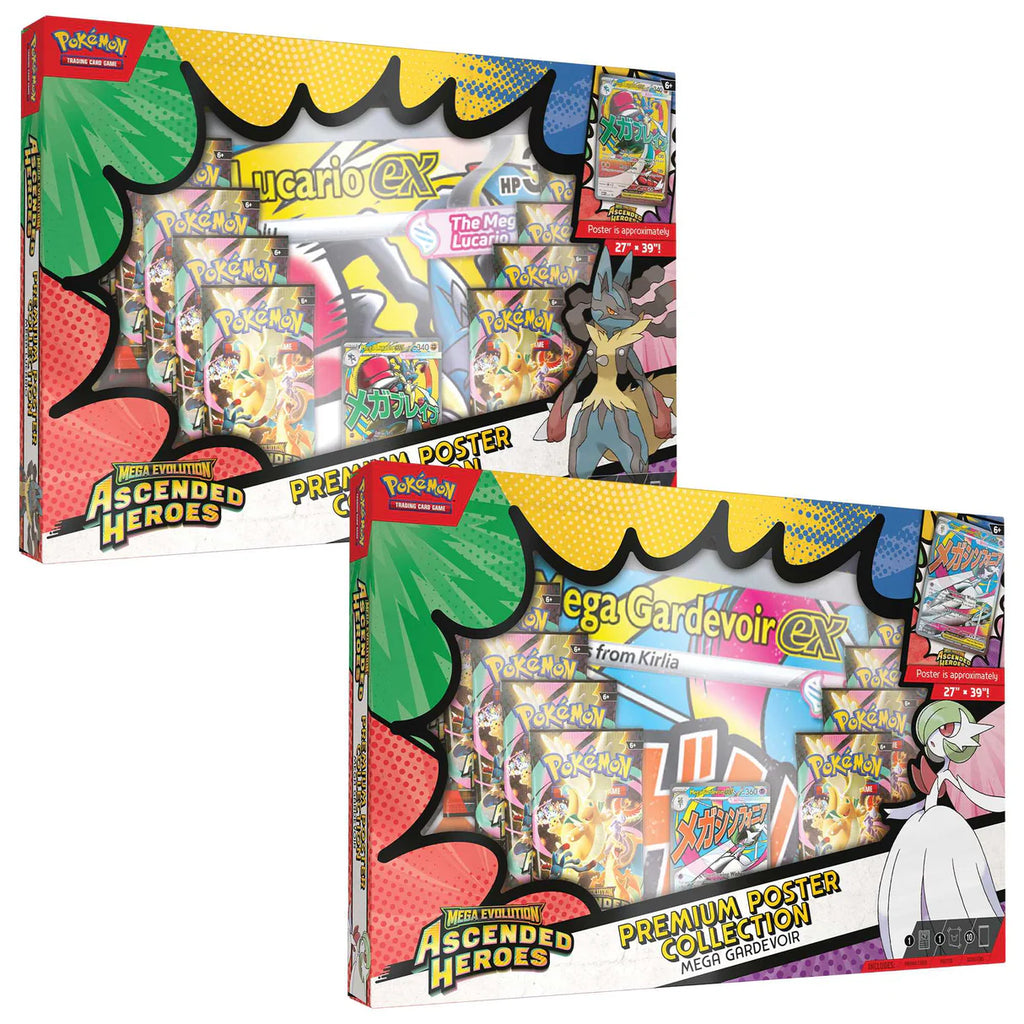 Pokemon Tcg Ascended Heroes - Premium Poster Collection Caja Master / Display
