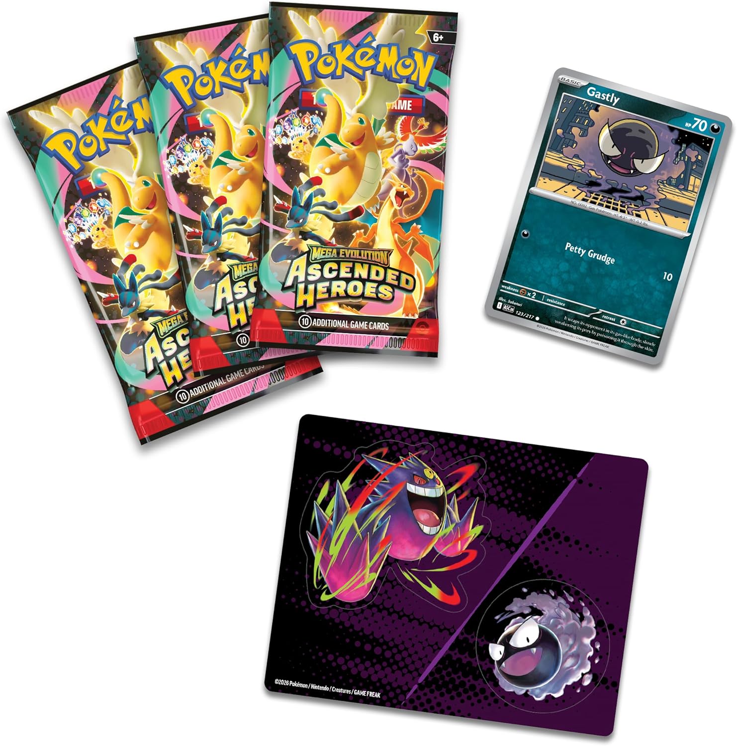 Pokemon TCG Ascended Heroes - Tech Sticker Collection Gastly